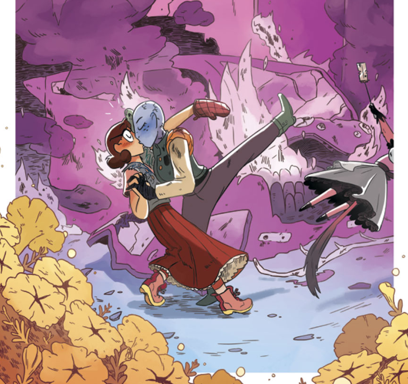 Illustration for article titled Space Battle Lunchtime cooks up a delightful queer cosmic adventure